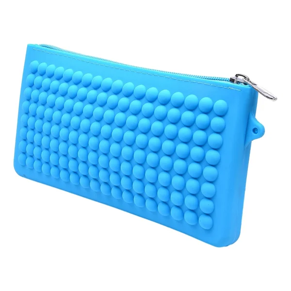 Silicone Pencil Case Make up Bag Travel Carry All Zipper Case Pouch Color Customized Multifunctional Wallet - Image 3