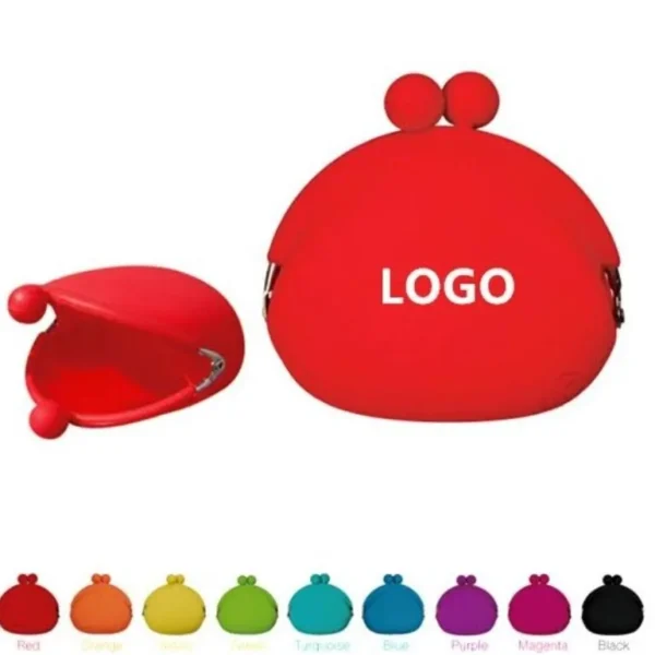 Factory Sale Silicone Coin Pouch Key Case Silicone Change Purse Mini Wallet Portable Headphone Bag - Image 3