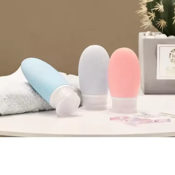 Silicone Travel Bottles Leak-Proof, Portable Travel Size Containers for Shampoo, Lotion, and Toiletries - 图片 4