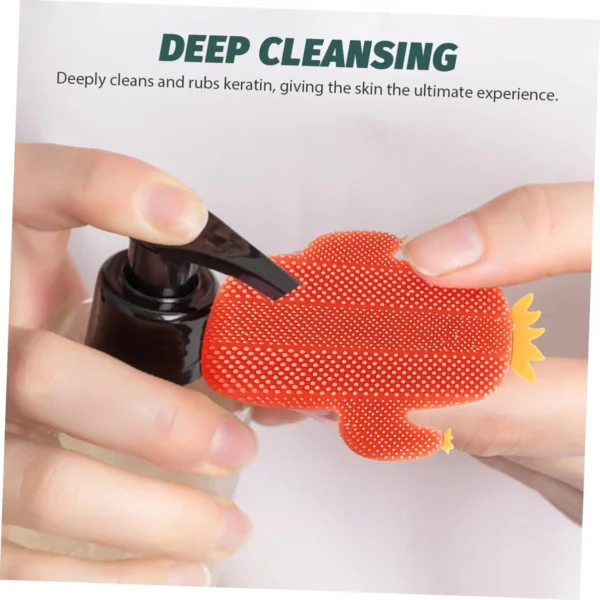 Silicone Face Cleansing Brush Soft, Gentle Facial Brush for Deep Pore Cleaning and Exfoliation - Image 4