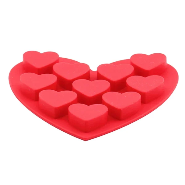 Silicone Bakeware Heart Cake Mold Ice Mold BPA Free Food Grade Heart Shape 3d DIY Silicone Cake Pan Handmade Cake Mold