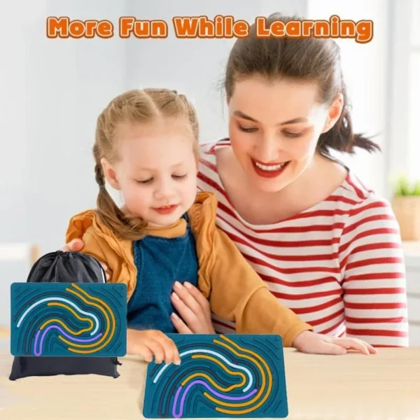 Eco-Friendly Silicone Puzzle Toy for Kids | Enhance Sensory Skills and Hand-Eye Coordination - Image 5