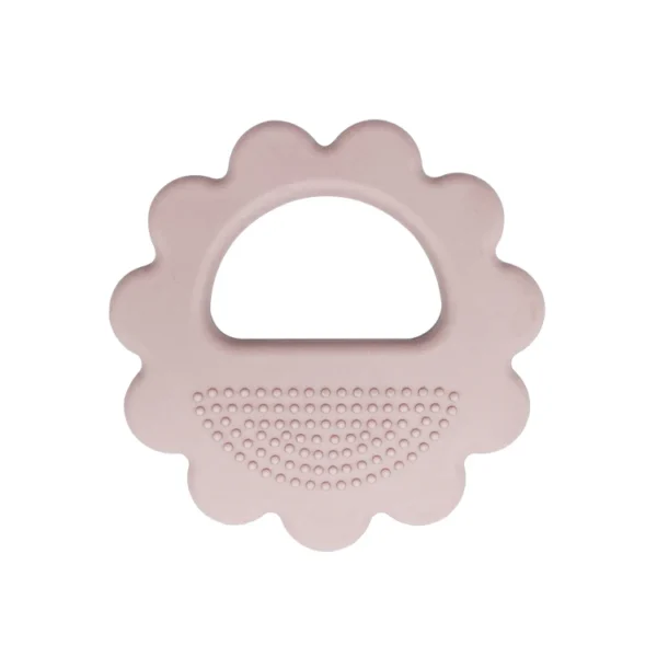 Hot Selling  Flower Shaped Silicone Baby TeetherFood Grade BPA Free Pacifiers and Easy to Clean - 图片 5