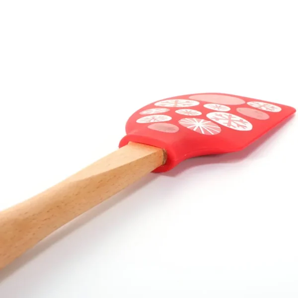 Food-Grade Silicone Cake Spatula, Heat-Resistant Baking Scraper for Mixing & Spreading - 图片 3