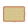 Silicone Baking Mat Non Stick Baking Sheets Reusable Bakeware Mats for Cookies for Bread Pastry Macaron Baking Mat Cake Pad - 图片 3