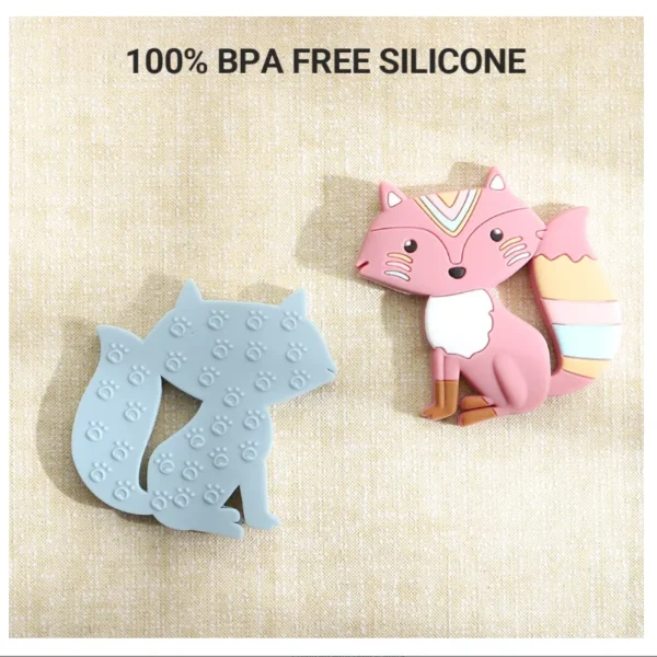 High-Quality Food Grade Silicone Teething Toys for Babies | Custom Designs Available - Image 3