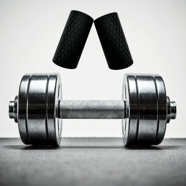 Silicone Barbell Dumbbell Protective Sleeves Anti-Slip Weightlifting Rubber Covers for Gym Equipment