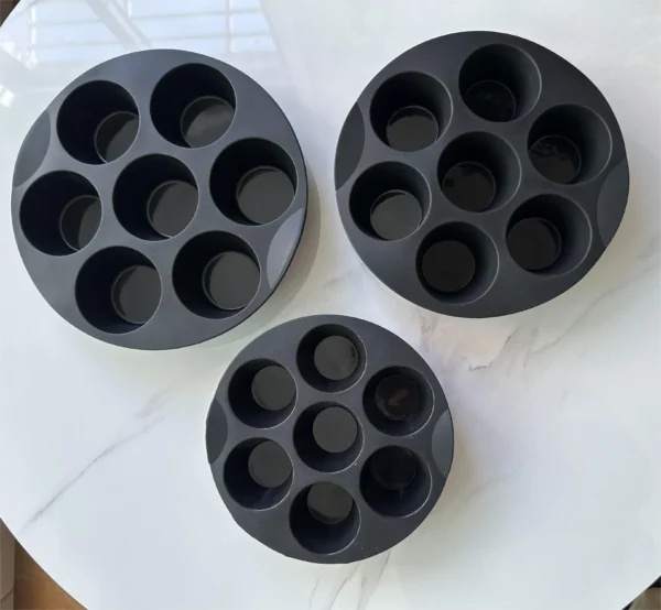 Air Fryer Accessories 7 Cups 4.5/5 cm  Silicone Muffin Cake Cups Mold for 6/7/8/9 Inches L Air Fryer - 图片 5